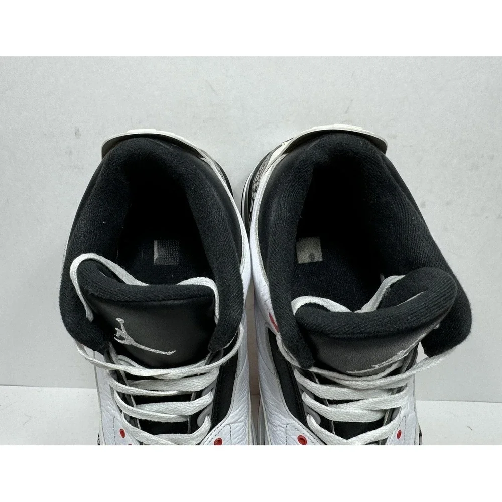 Nike Air Jordan 3 Retro Infrared 136064-123 Size 12 White Black Red Cement Bred‎